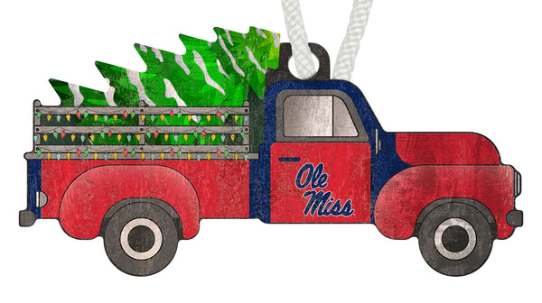 Wholesale C1006-Christmas Truck Ornament / C1006-Ole Miss