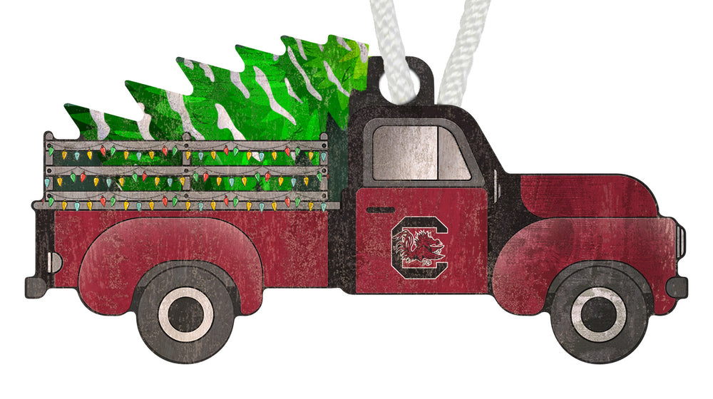 Wholesale C1006-Christmas Truck Ornament / C1006-South Carolina
