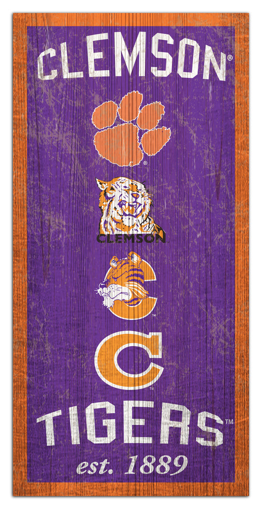 Wholesale C1011-Heritage Logos 6x12 / C1011-Clemson