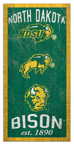 Wholesale C1011-Heritage Logos 6x12 / C1011-North Dakota NDSU