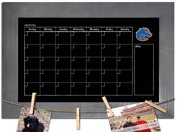 Wholesale C1014-Monthly Chalkboard w Frame / C1014-Boise State