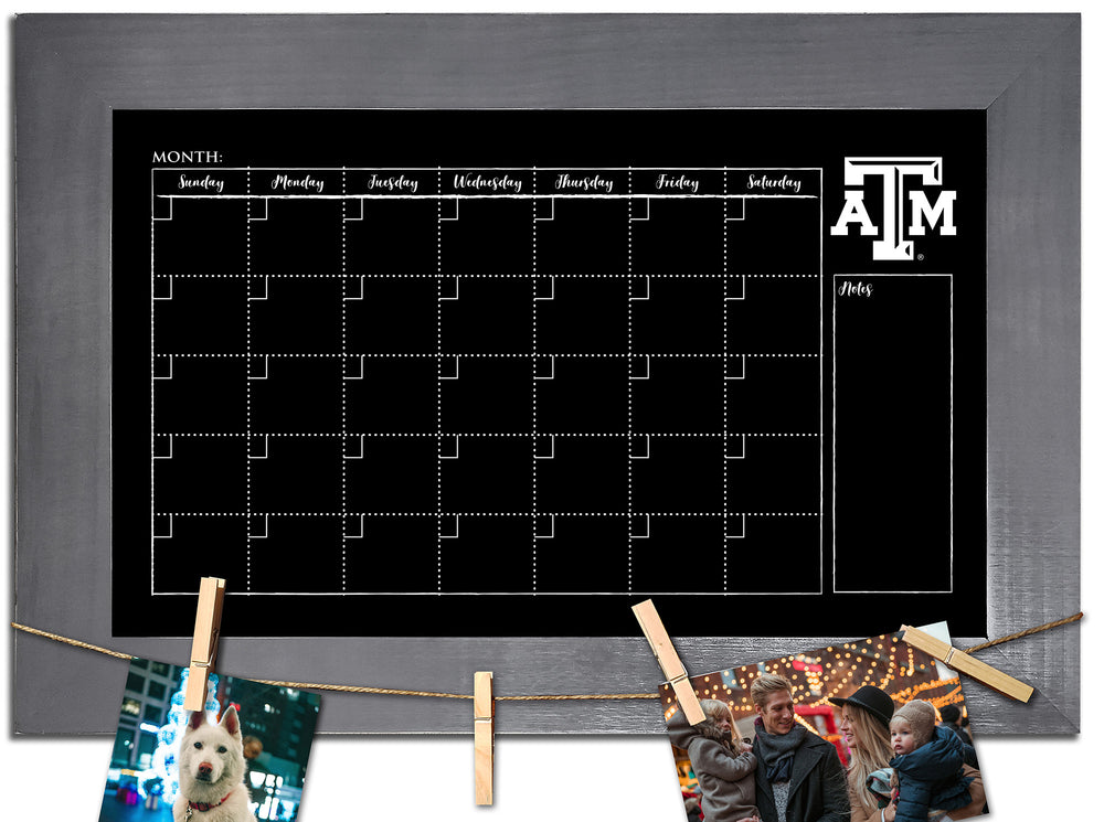 Wholesale C1014-Monthly Chalkboard w Frame / C1014-Texas A&M