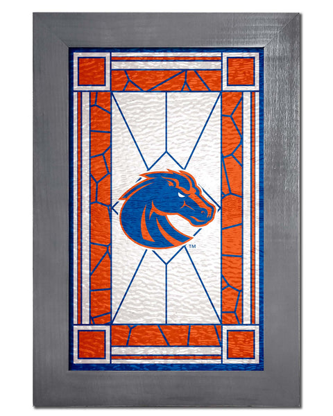 Wholesale C1017F-Stained Glass with Frame / C1017-Boise State