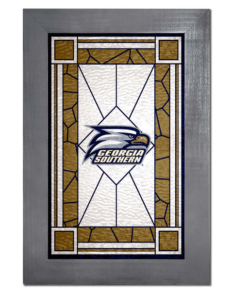 Wholesale C1017F-Stained Glass with Frame / C1017-Georgia Southern