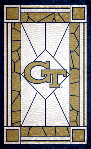 Wholesale C1017-Stained Glass 11x19 / C1017-Georgia Tech