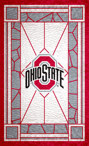 Wholesale C1017-Stained Glass 11x19 / C1017-Ohio State