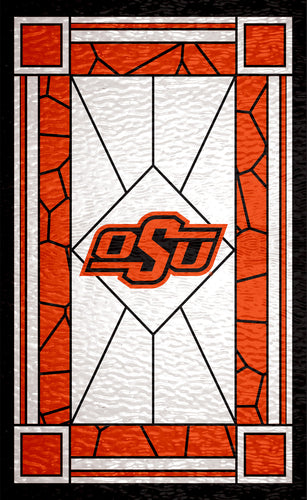 Wholesale C1017-Stained Glass 11x19 / C1017-Oklahoma State