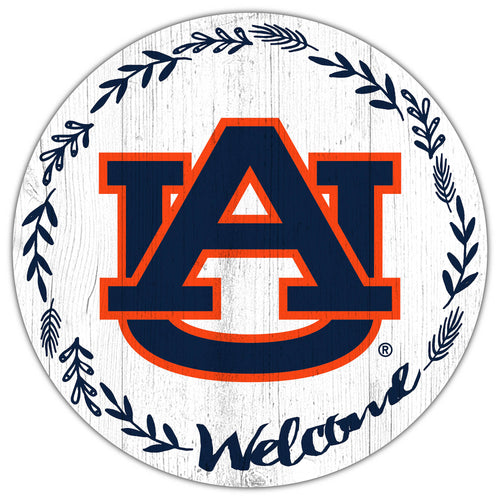 Wholesale C1019-Welcome 12 in Circle / C1019-Auburn