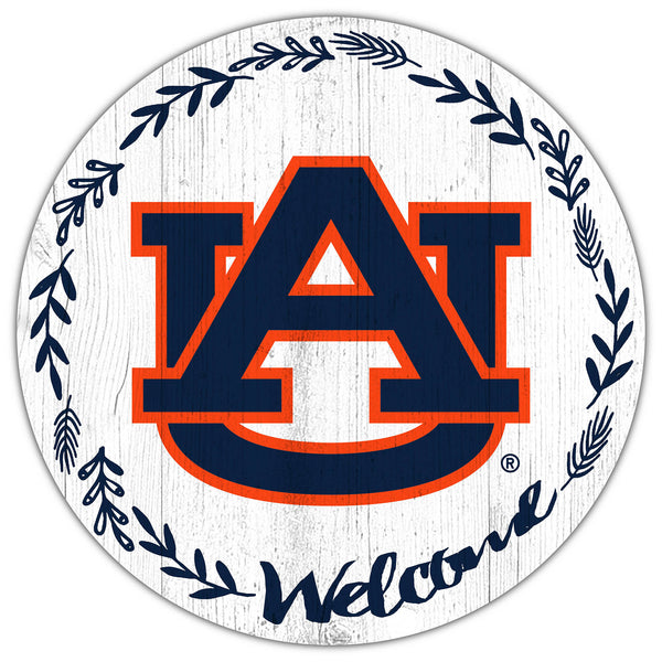 Wholesale C1019-Welcome 12 in Circle / C1019-Auburn
