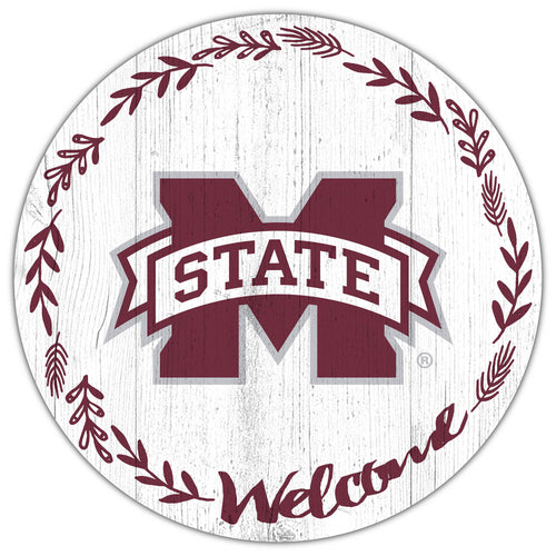 Wholesale C1019-Welcome 12 in Circle / C1019-Mississippi State