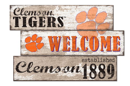 Wholesale C1027-Welcome 3 Plank (Todd's Resize) / C1027-Clemson