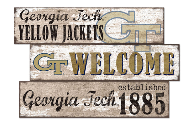 Wholesale C1027-Welcome 3 Plank (Todd's Resize) / C1027-Georgia Tech