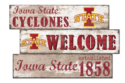 Wholesale C1027-Welcome 3 Plank (Todd's Resize) / C1027-Iowa State