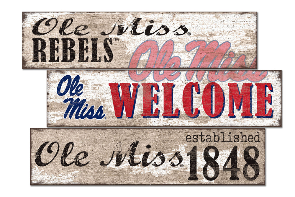 Wholesale C1027-Welcome 3 Plank (Todd's Resize) / C1027-Ole Miss