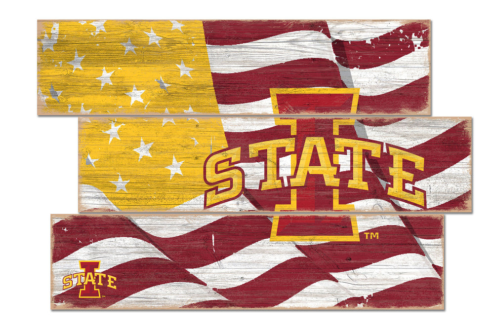 Wholesale C1028-Flag 3 Plank / C1028-Iowa State