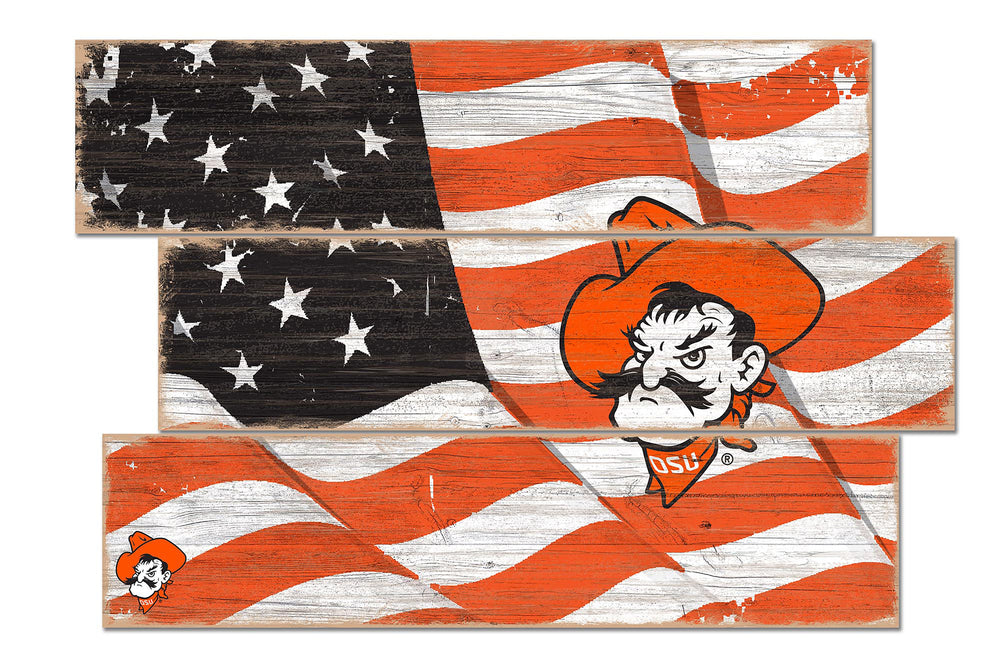 Wholesale C1028-Flag 3 Plank (Todd's Resize) / C1028-Oklahoma State