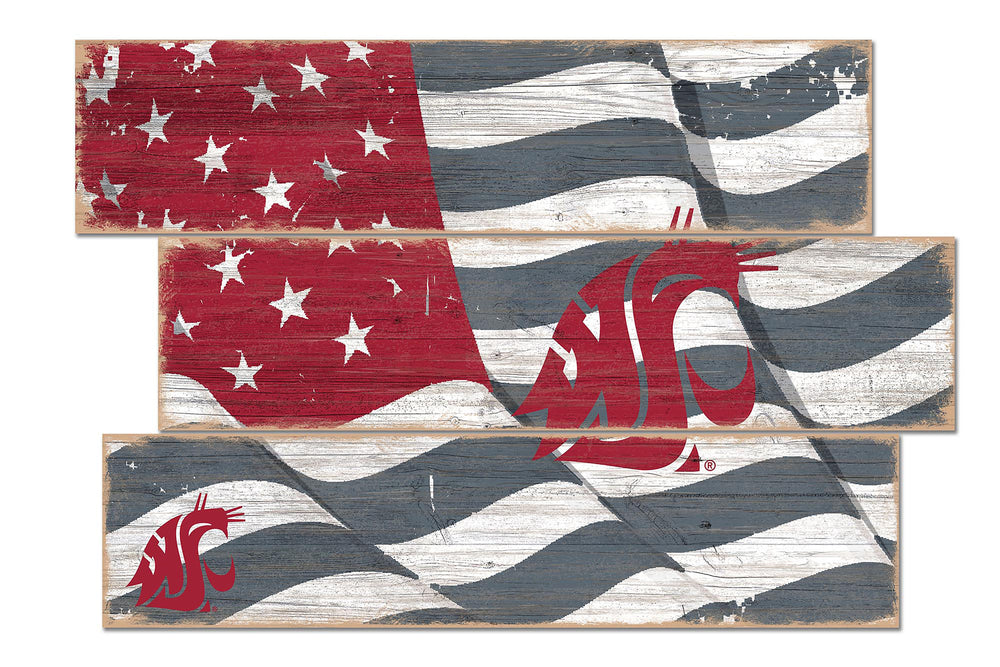 Wholesale C1028-Flag 3 Plank (Todd's Resize) / C1028-Washington State