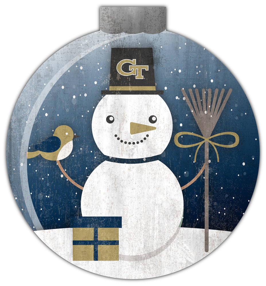 Wholesale C1031-Snow Globe 12 in Wall Art / C1031-Georgia Tech