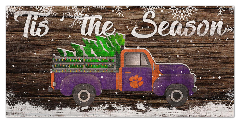 Wholesale C1032-Tis The Season Truck 6x12 / C1032-Clemson