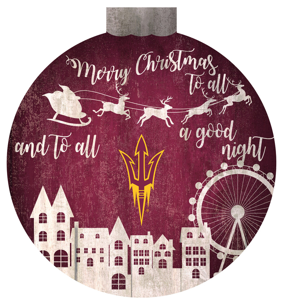 Wholesale NHL / H1033-Santa Village 12 in Wall Art / C1033-Arizona State