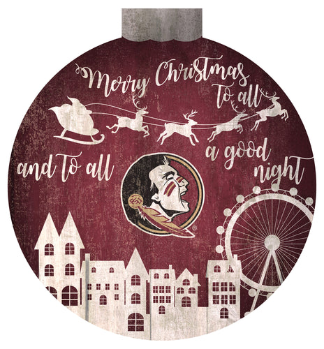 Wholesale NHL / H1033-Santa Village 12 in Wall Art / C1033-Florida State