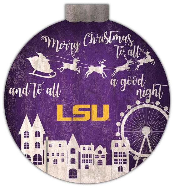 Wholesale C1033-Santa Village 12in Wall Art / C1033-LSU