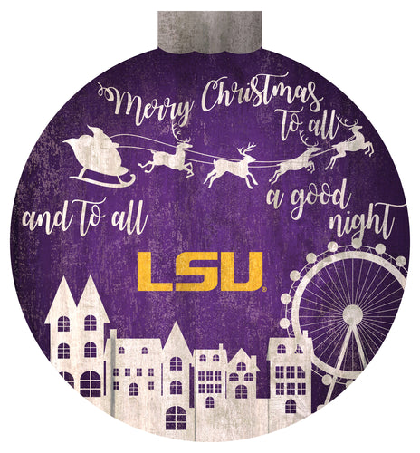 Wholesale NHL / H1033-Santa Village 12 in Wall Art / C1033-LSU