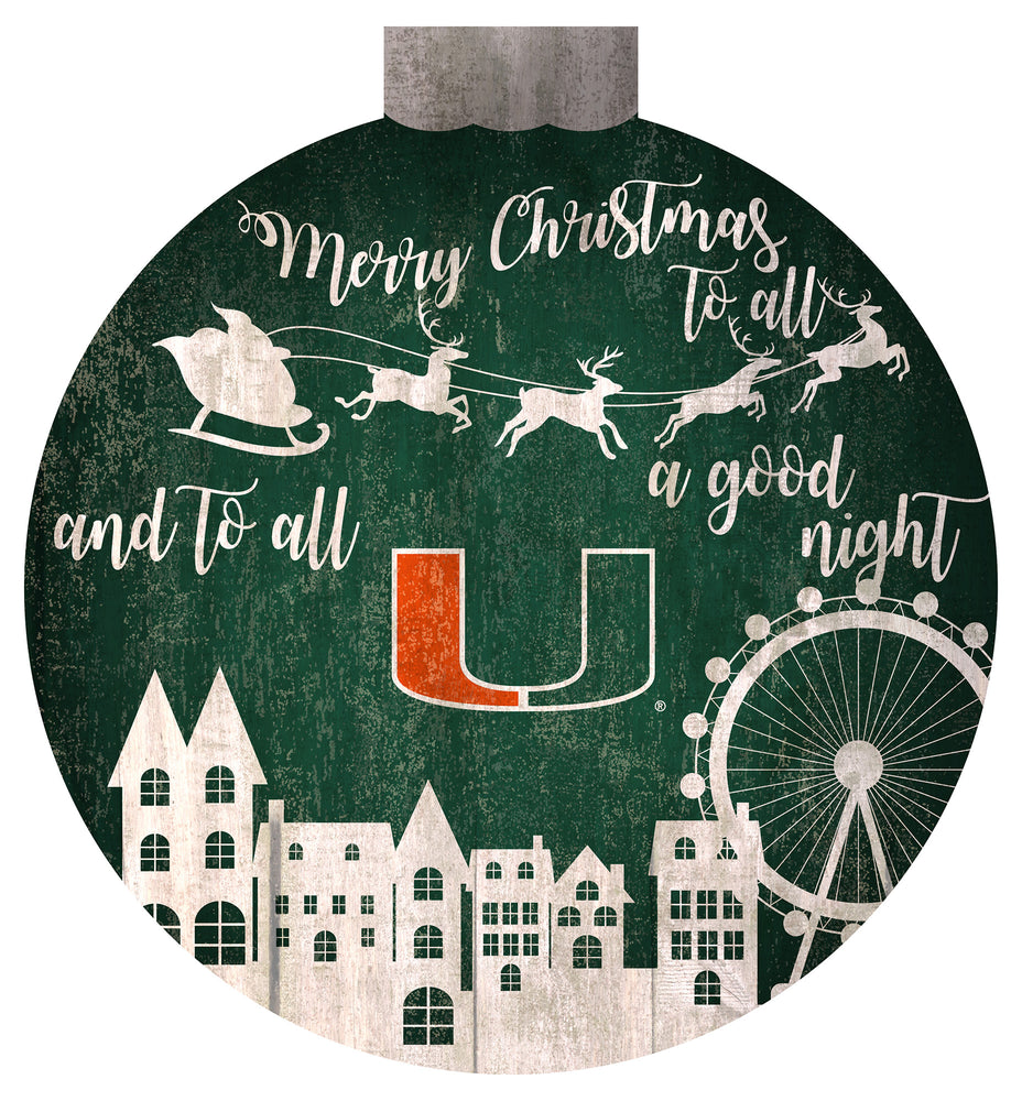 Wholesale NHL / H1033-Santa Village 12 in Wall Art / C1033-Miami