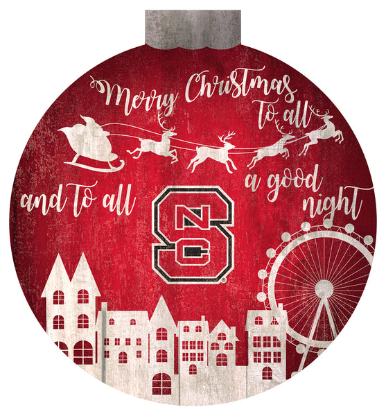 Wholesale NHL / H1033-Santa Village 12 in Wall Art / C1033-NC State