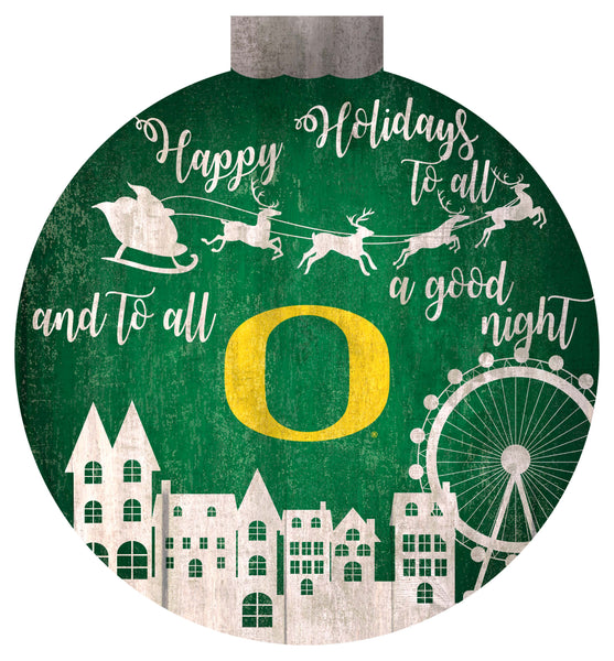 Wholesale C1033-Santa Village 12in Wall Art / C1033-Oregon