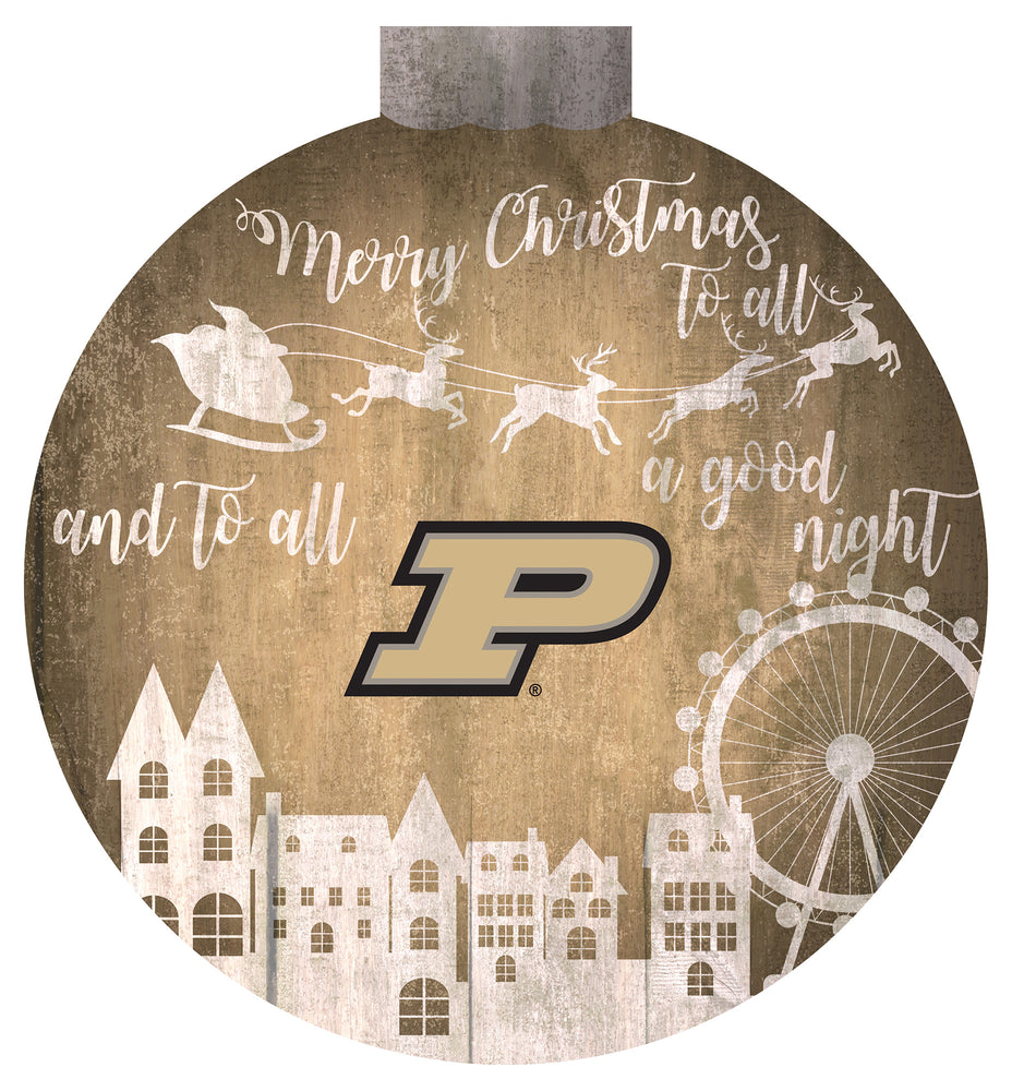 Wholesale NHL / H1033-Santa Village 12 in Wall Art / C1033-Purdue