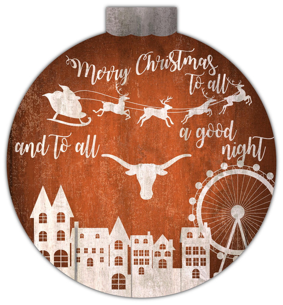 Wholesale C1033-Santa Village 12in Wall Art / C1033-Texas