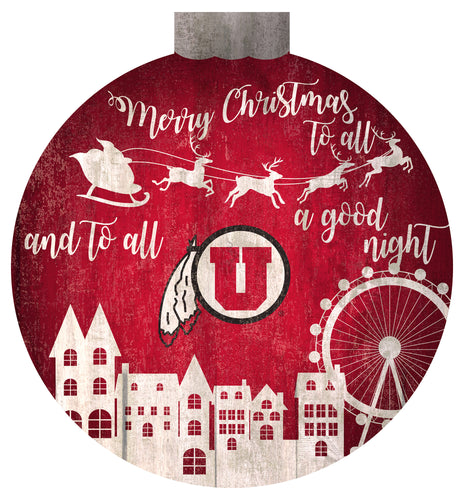 Wholesale NHL / H1033-Santa Village 12 in Wall Art / C1033-Utah