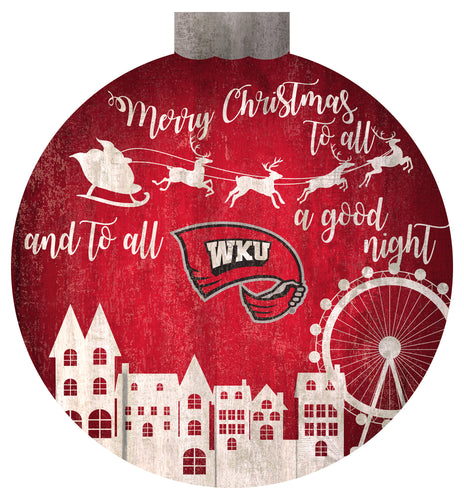 Wholesale NHL / H1033-Santa Village 12 in Wall Art / C1033-Western Kentucky