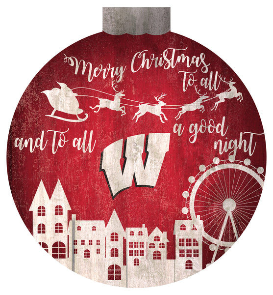 Wholesale NHL / H1033-Santa Village 12 in Wall Art / C1033-Wisconsin