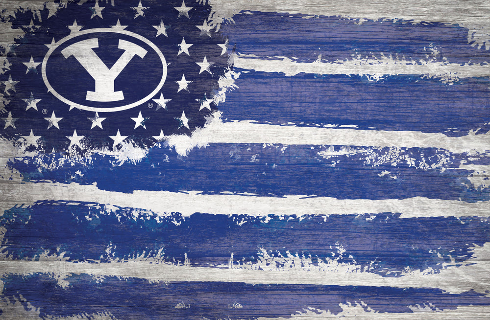 Wholesale C1037-Flag 17x26 (Todd's Resize) / C1037-BYU