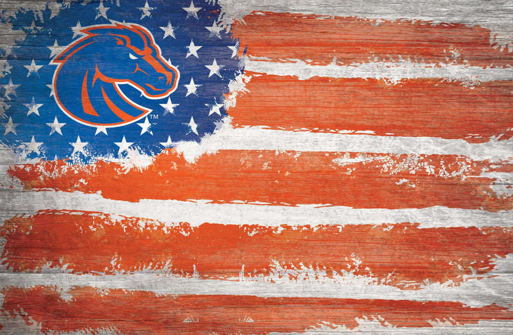 Wholesale C1037-Flag 17x26 (Todd's Resize) / C1037-Boise State