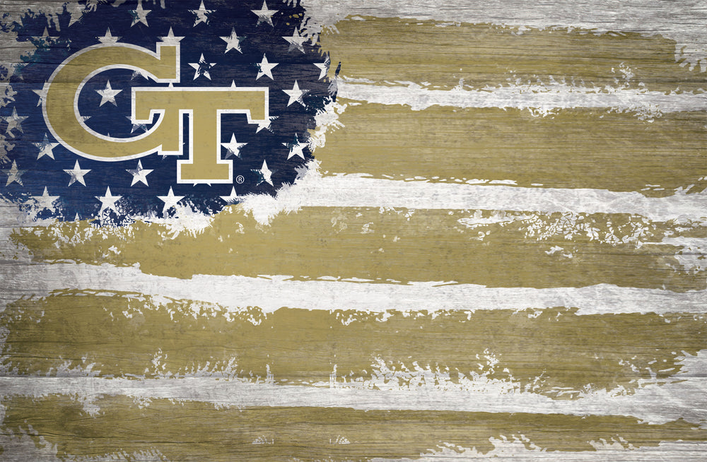 Wholesale C1037-Flag 17x26 (Todd's Resize) / C1037-Georgia Tech