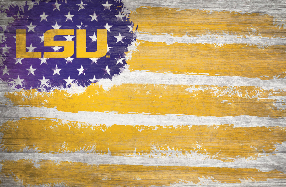 Wholesale C1037-Flag 17x26 (Todd's Resize) / C1037-LSU