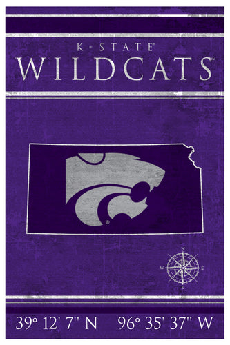 Wholesale C1038-Coordinates 17x26 / C1038-Kansas State