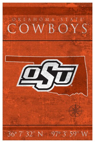 Wholesale C1038-Coordinates 17x26 / C1038-Oklahoma State