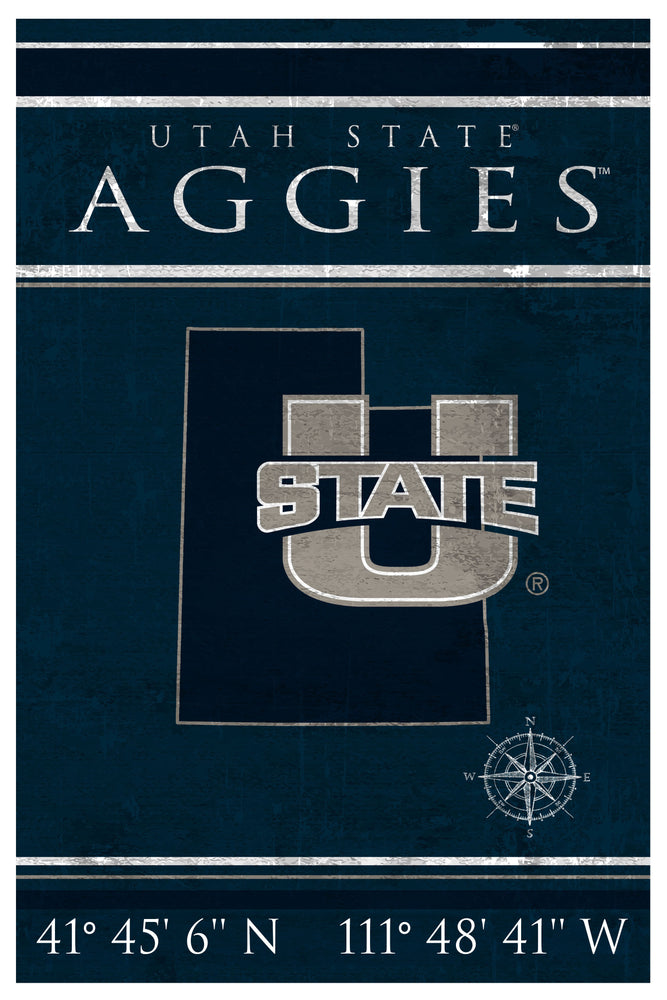 Wholesale C1038-Coordinates 17x26 / C1038-Utah State