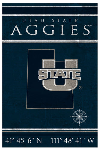 Wholesale C1038-Coordinates 17x26 / C1038-Utah State