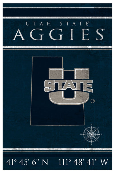 Wholesale C1038-Coordinates 17x26 / C1038-Utah State