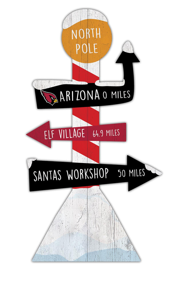 Wholesale NFL2085-Directional North Pole (Classic Impressions) / C2085-Arizona Cardinals