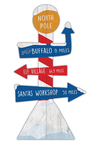 Wholesale NFL2085-Directional North Pole (Classic Impressions) / C2085-Buffalo Bills