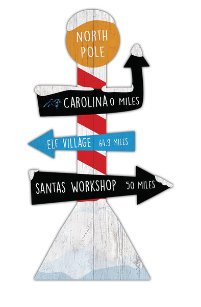 Wholesale NFL2085-Directional North Pole (Classic Impressions) / C2085-Carolina Panthers
