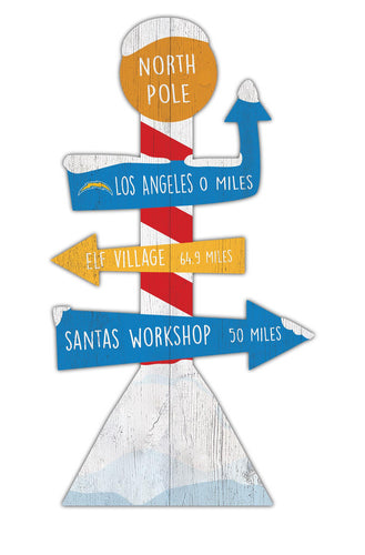 Wholesale NFL2085-Directional North Pole (Classic Impressions) / C2085-Los Angeles Chargers
