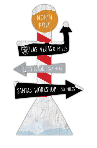Wholesale NFL2085-Directional North Pole (Classic Impressions) / C2085-Las Vegas Raiders