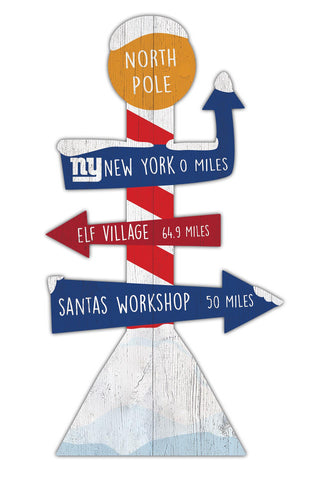 Wholesale NFL2085-Directional North Pole (Classic Impressions) / C2085-New York Giants